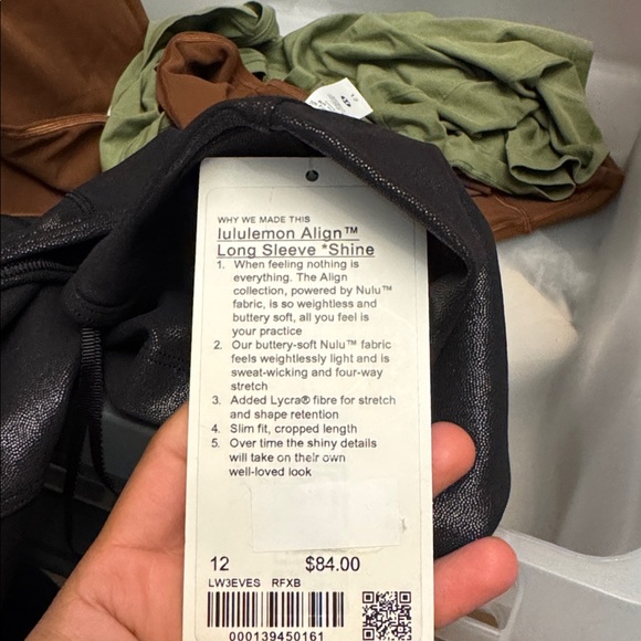 Lululemon Align Long Sleeve Shirt *Shine
Radiate Foil Print Black - Picture 7 of 7